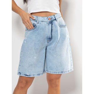 Bermuda Feminina Jeans Wide Crocker - 50901