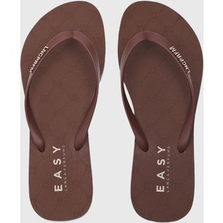 Chinelo Feminino Lança Perfume Logo Marrom