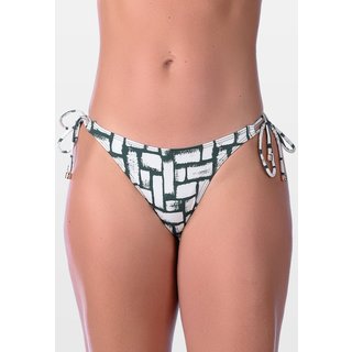 Calcinha Summer Soul Ripple Empina Bumbum Com Amarração Estampado Verde