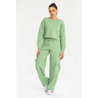 Conjunto Moletom Feminino Confortável Verde