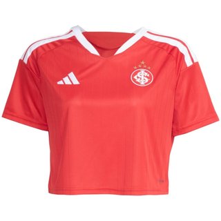 Camisa cropped I SC Internacional 26 adidas Performance Vermelho