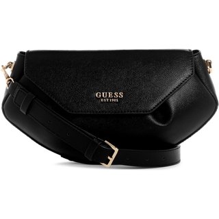 Bolsa Guess Amorette Flap Crossbody Preto