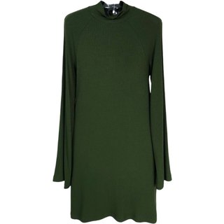 Vestido Canelado Colcci Verde