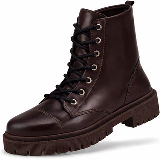 Coturno Lóris Shoes Militar Feminino Sola Tratorada Confortável 5001 Café