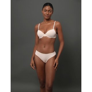Calcinha Tanga Soft Lace Calvin Klein Underwear - Pessego Calvin Klein Jeans