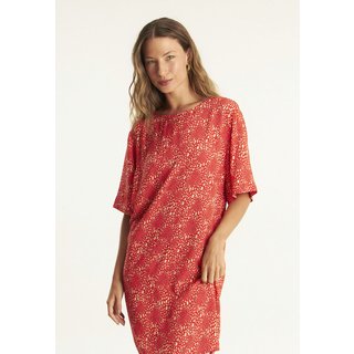 Vestido Cantão Curto TDress Chuvisco Vermelho