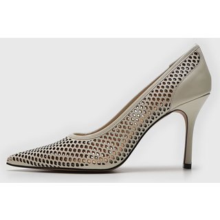 Scarpin Luiza Barcelos Microfuro Off-White