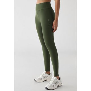 Calça Legging Feminina Colcci Sport Cintura Alta Verde Militar
