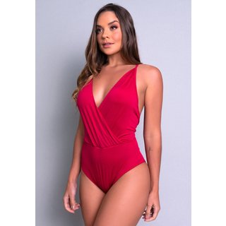Body MVB Modas Bojo Alcinha Cavado Vermelho
