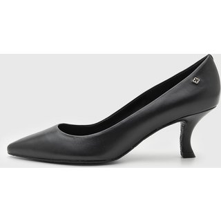 Scarpin Feminino Capodarte Baixo Bico Fino Preto