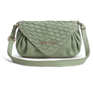 BOLSA FEMININA EM COURO TRANSVERSAL KIWI “FILOMENA COLPA”