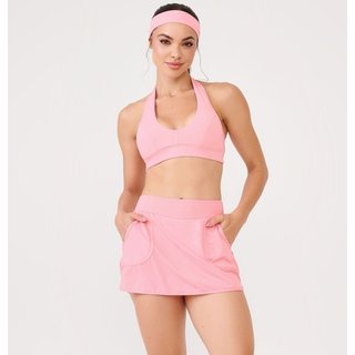 Short Saia Bolso Frontal Rosa Princess Poliamida Soft Donna Carioca