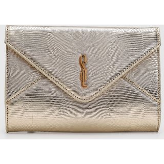 Clutch Transversal Santa Lolla Alça Corrente Dourada