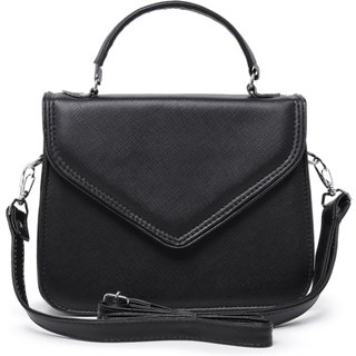 Bolsa Feminina Com Alça Removivel Transversal Pequena Tira Colo Sair Trabalhar Dia a Dia 8190 Preto