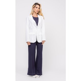 Blazer Altaiataria Marrant Recorte Salvatore Branco