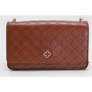 Bolsa Pequena Feminina Capodarte Matelassê Camel