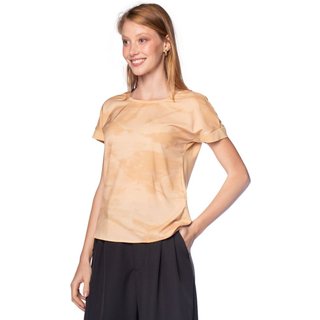 Blusa Feminina Cativa Estampada Bege Escuro