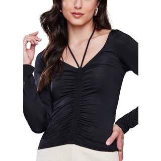 Blusa Sawary Franzido - 278308 - Preto - Sawary
