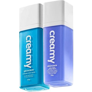 Kit Creamy Skincare Ácido Skincare Glicólico e Anti-Aging Peptide Cream (2 produtos)