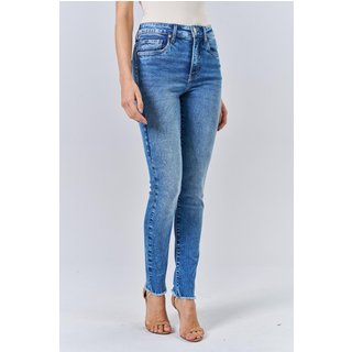 Calça Jeans Skinny Estonada Feminina Acostamento