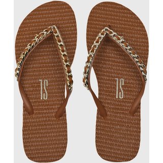 Chinelo Santa Lolla Corrente Caramelo