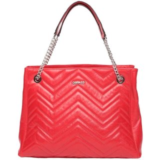 Bolsa Couro Griffazzi Vermelha