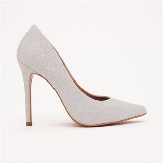 SCARPIN HELO DI VALENTINI GLITTER- SOLA VERMELHA