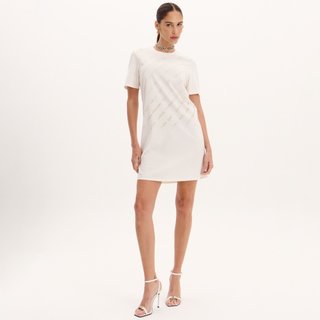 Vestido Easy Lança Perfume Descolado Ve25 Off White Feminino