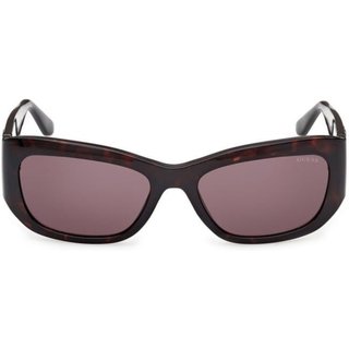 Óculos de Sol Guess Retangular Acetato Marrom