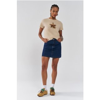 Saia Jeans Curta Feminina Inblanche
