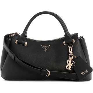 Bolsa Guess Evie Triple Comp Satchel Preto