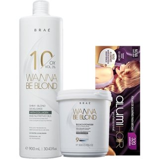 Kit BRAE Wanna Be Blond Luminosidade Incrivel (3 Produtos)