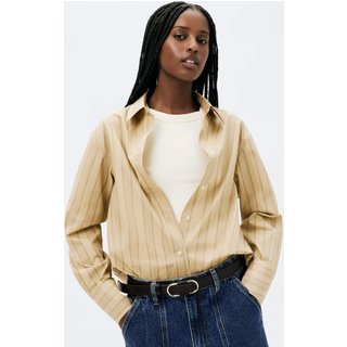 Camisa Feminina Manga Longa Em Tricoline Hering