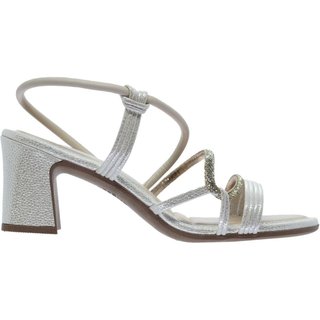 Sandália Salto Médio Feminina Mississipi MC415 Offwhite