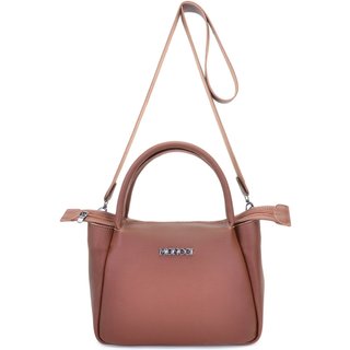 Bolsa Feminina Moncci Média Transversal Forrada Cancun Caramelo