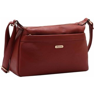 Bolsa Feminina Chenson Original Transversal Vinho 3484920