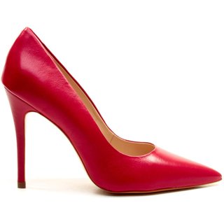 Scarpin Couro Vermelho Salto Alto Cecconello 2130008-50