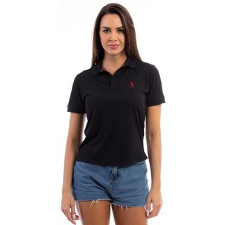 Camisa Polo Feminina Casual Leve Gola Dia a Dia Conforto