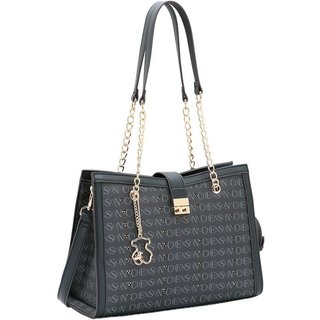 Bolsa Feminina Chenson Cristal Monograma 3485400 Preto
