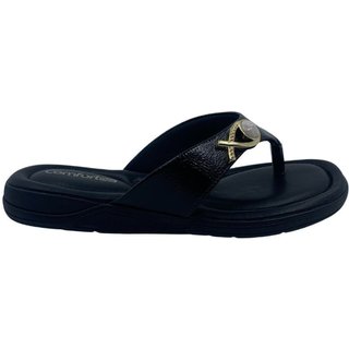 Tamanco Conforto Comfortflex Preto 2580401 - Preto - comfortflex