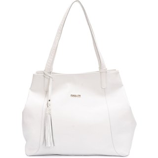 Bolsa de Couro Griffazzi Branca