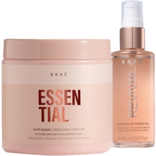 Kit Braé Essential Máscara e Óleo Revival (2 produtos)