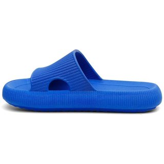 Chinelo Nuvem Ortopédico Pé de Algodão Azul