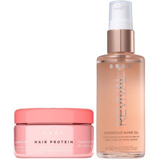 Kit Braé Hair Protein e Revival Shine Oil (2 produtos)