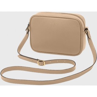 Bolsa Transversal Couro Mariart Jeri Creme