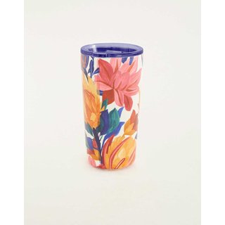 Copo FARM Glub Luiza Floral Off-White
