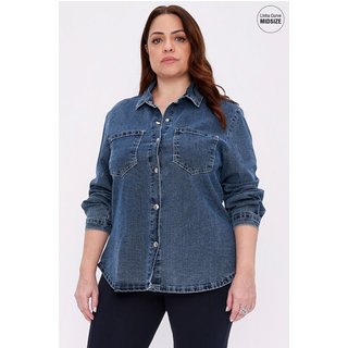 JAQUETA JEANS MAIS GATA MARINHO Gatabakana