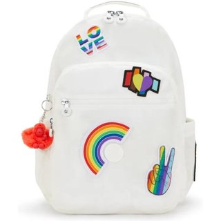 Mochila Kipling Seoul Alabaster Patch Estampado