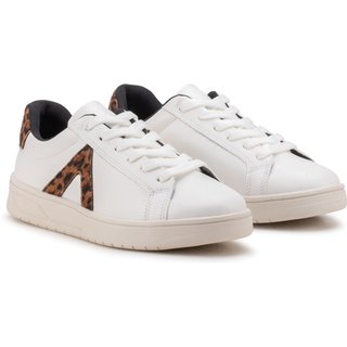 Sapato Feminino Branco Onça Tenis Casual Moda Blogueira Original Estilo Shoes