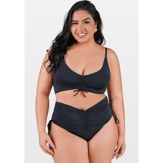 Biquíni Summer Soul Cropped Hot Pants Plus Size Preto